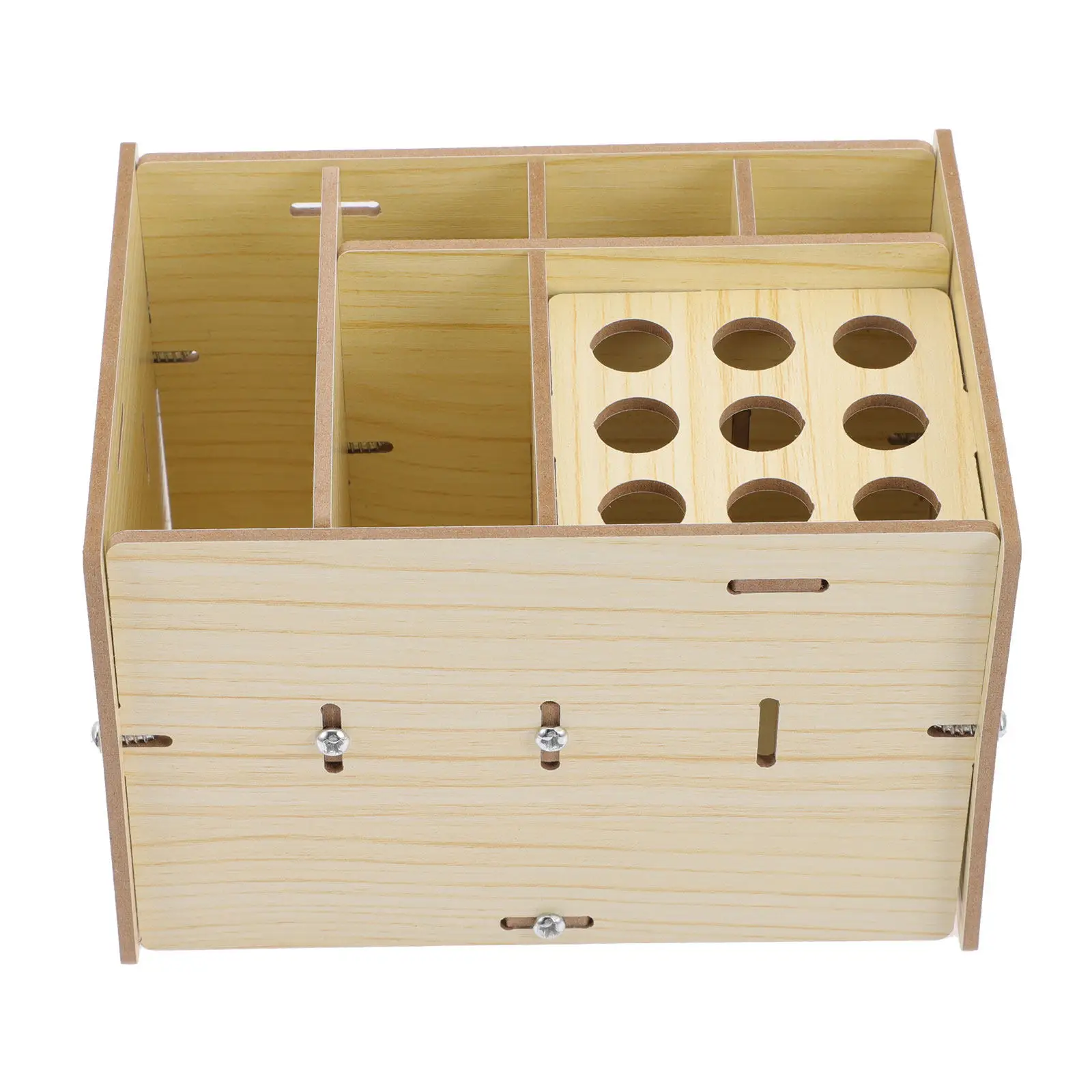 

Подставка для парикмахерских ножниц, деревянный органайзер для расчесок, нескользящая подставка для хранения, профессиональные принадлежности для салонов красоты