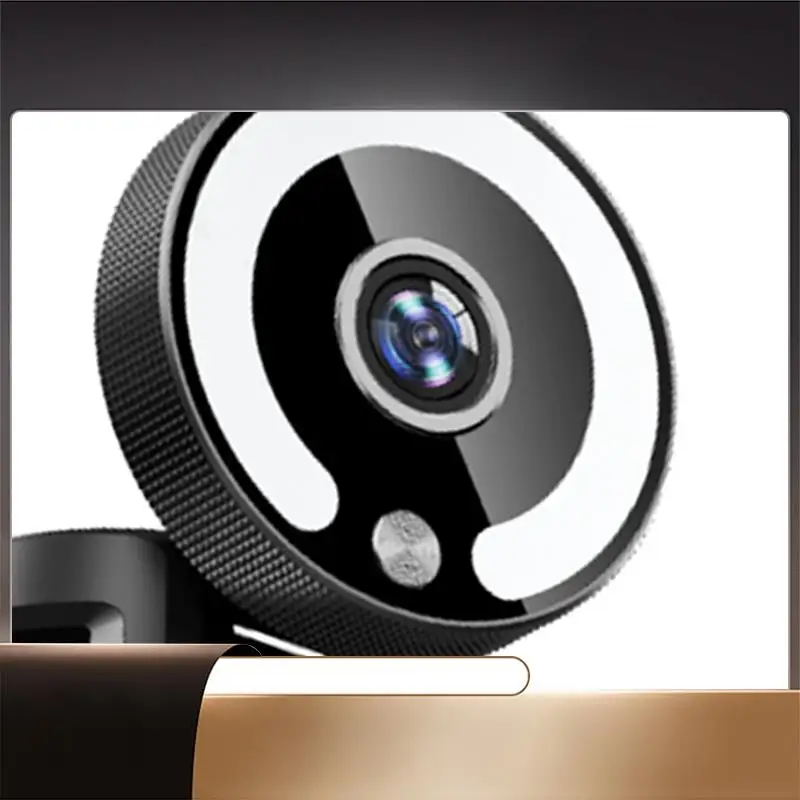

4K HD Webcam With Integrated Fill Light For Live Streaming And Video Conferencing On PC And Laptop-X64A