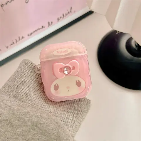 AirPods 4 1 2 3 Pro 2021 वायरलेस ब्लूटूथ हेडसेट सॉफ्ट TPU प्रोटेक्टिव कवर के लिए प्यारा कार्टून हैलो किट्टी मेलोडी ईयरफ़ोन केस 10 best sales सुरक्षा एयरपॉड्स 3 - №5