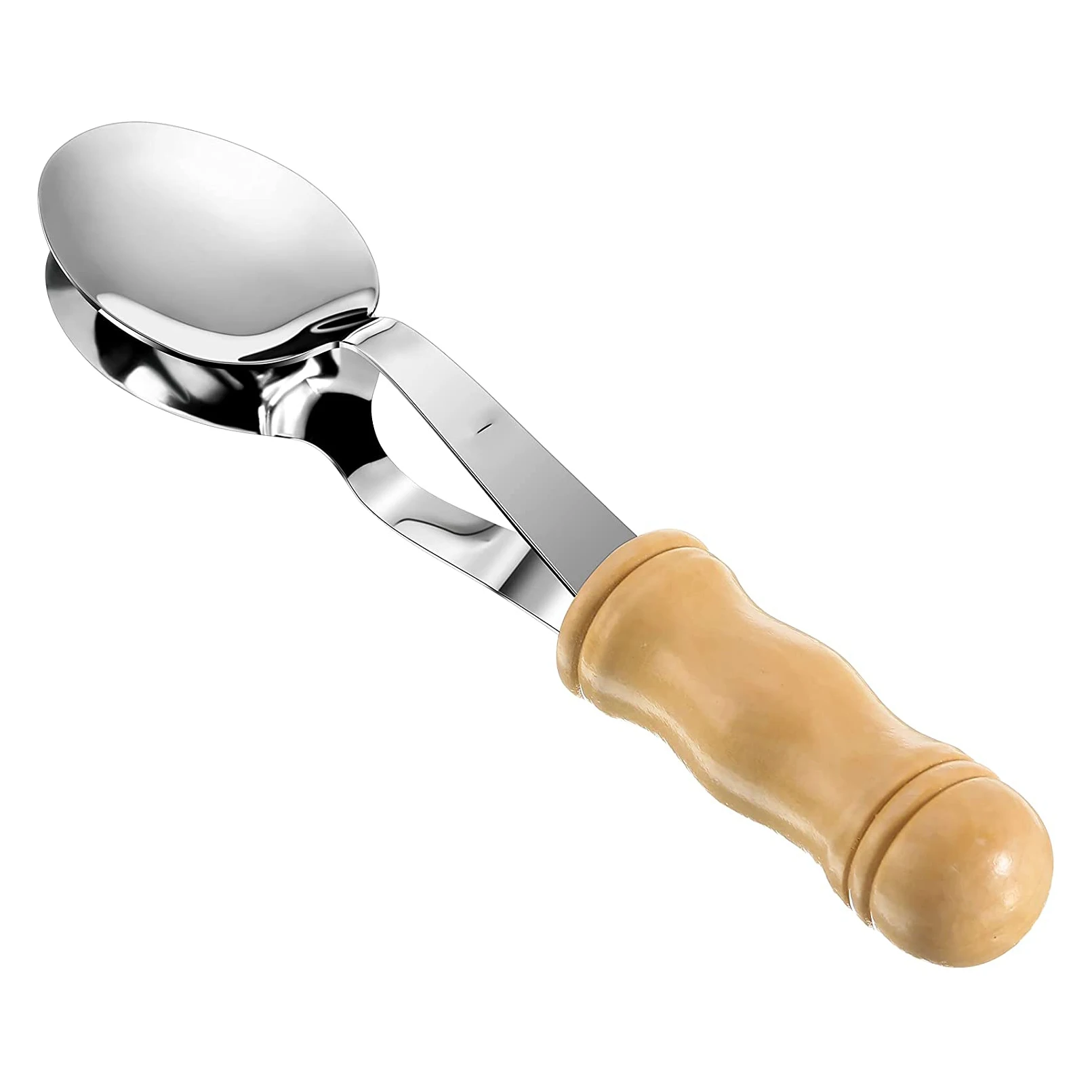 Instrumento de cucharas musicales con mango de madera, instrumento de percusión irlandés con mango de madera