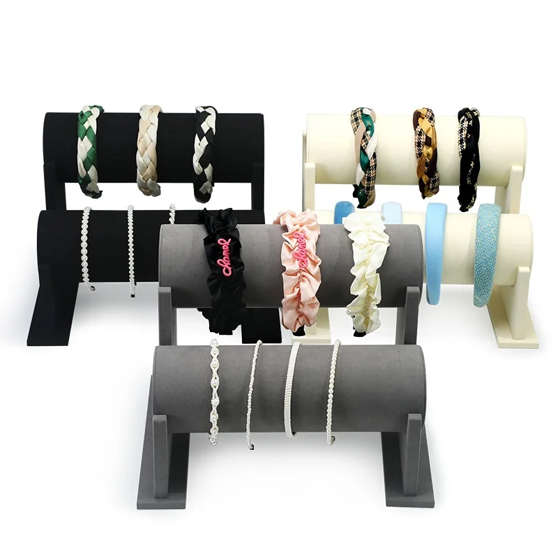 

Т-образный держатель для повязки на голову, органайзер, повязка для волос, аксессуары для украшений для ушей, подставка для девочек и женщин, подарок