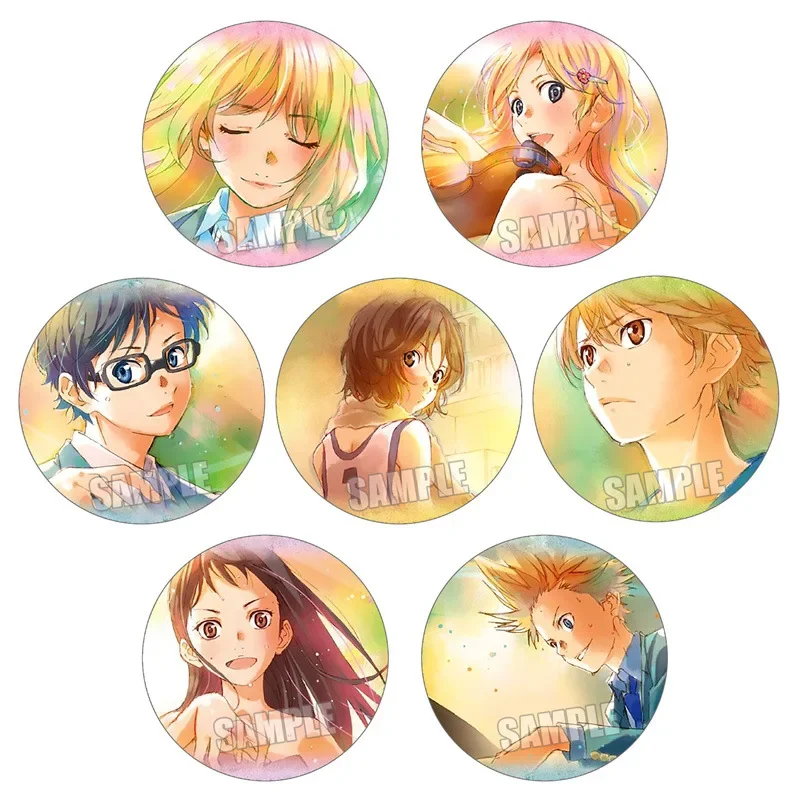 Watari Ryōta Sawabe Tsubaki Ikenemi Q-version Cartoon Character Plastics Accessories Peripheral Badge Pins Brooch Anime Toys