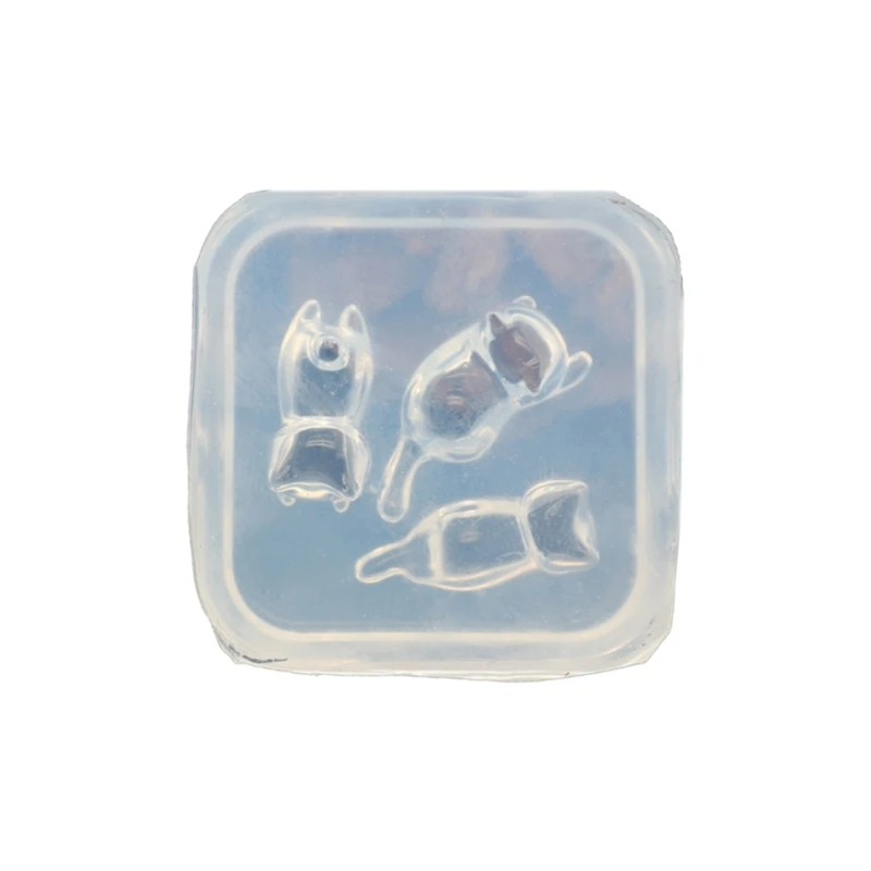 DIY Mini 3D Art Resin Decorations Silicone Mold for Jewelry Pendant Making Ear Hooks Jewelry Accessory Making Mould