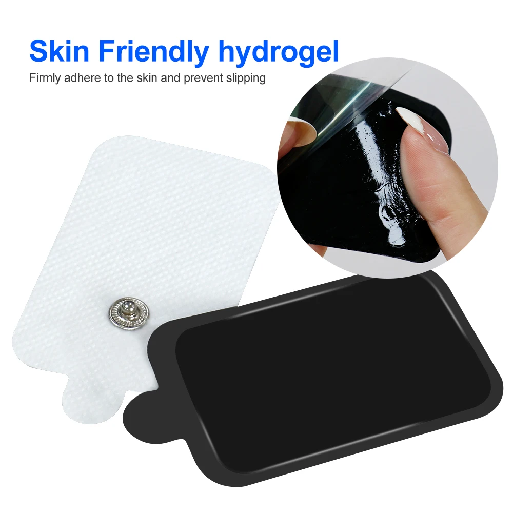 10/20Pcs Reusable Electrode Pads Nerve Massage Pads Gel TENS Massager Parch Replacement for Body EMS Muscle Stimulator Stickers