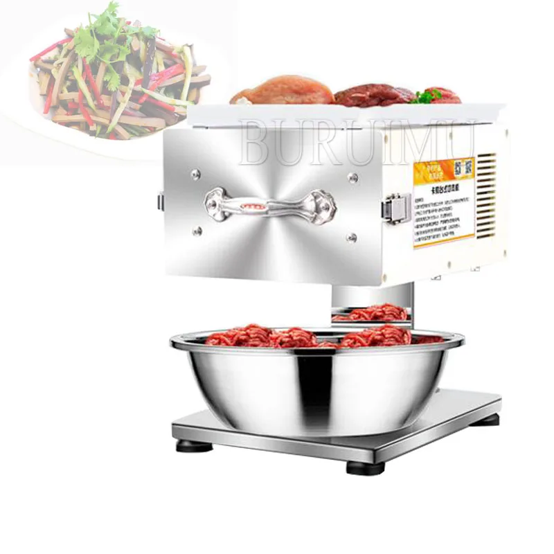 

Meat Cutter Machine Commercial for Home Multi-function Meat Slicer Electric Vegetable Cutter Machine