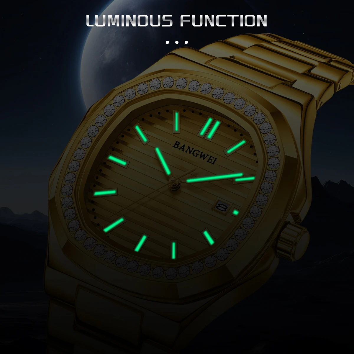 2026 LIGE แบรนด์เดิมนาฬิกาข้อมือผู้ชายส่องสว่างกันน้ำสแตนเลสผู้ชายนาฬิกาวันที่แฟชั่นหรูหราควอตซ์ผู้ชายนาฬิกา