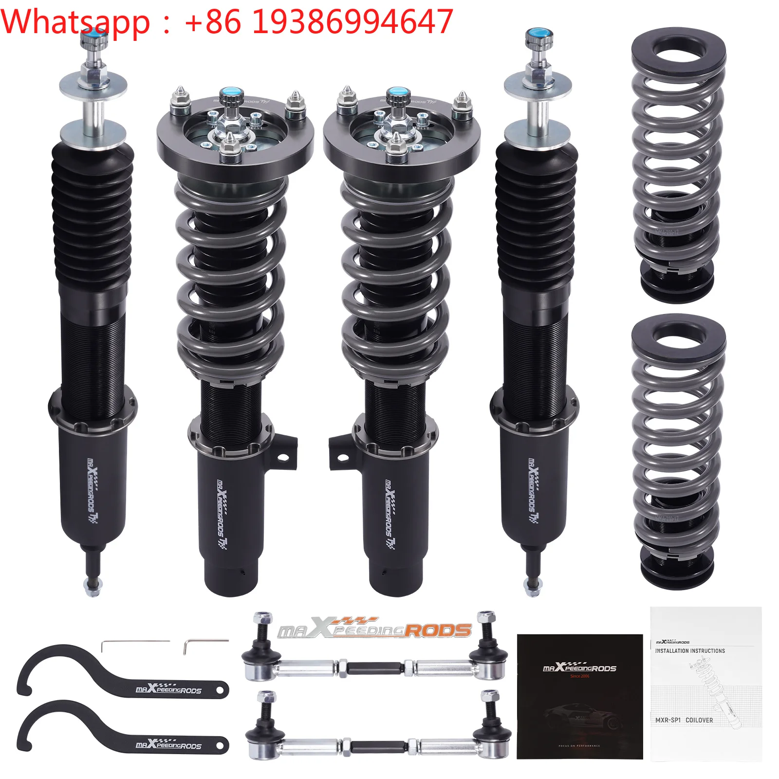 For MaXpeedingrods 24 Level Damper Coilovers Lowering Suspension for BMW 3 Series E90 E91 E92 2006-2011 RWD