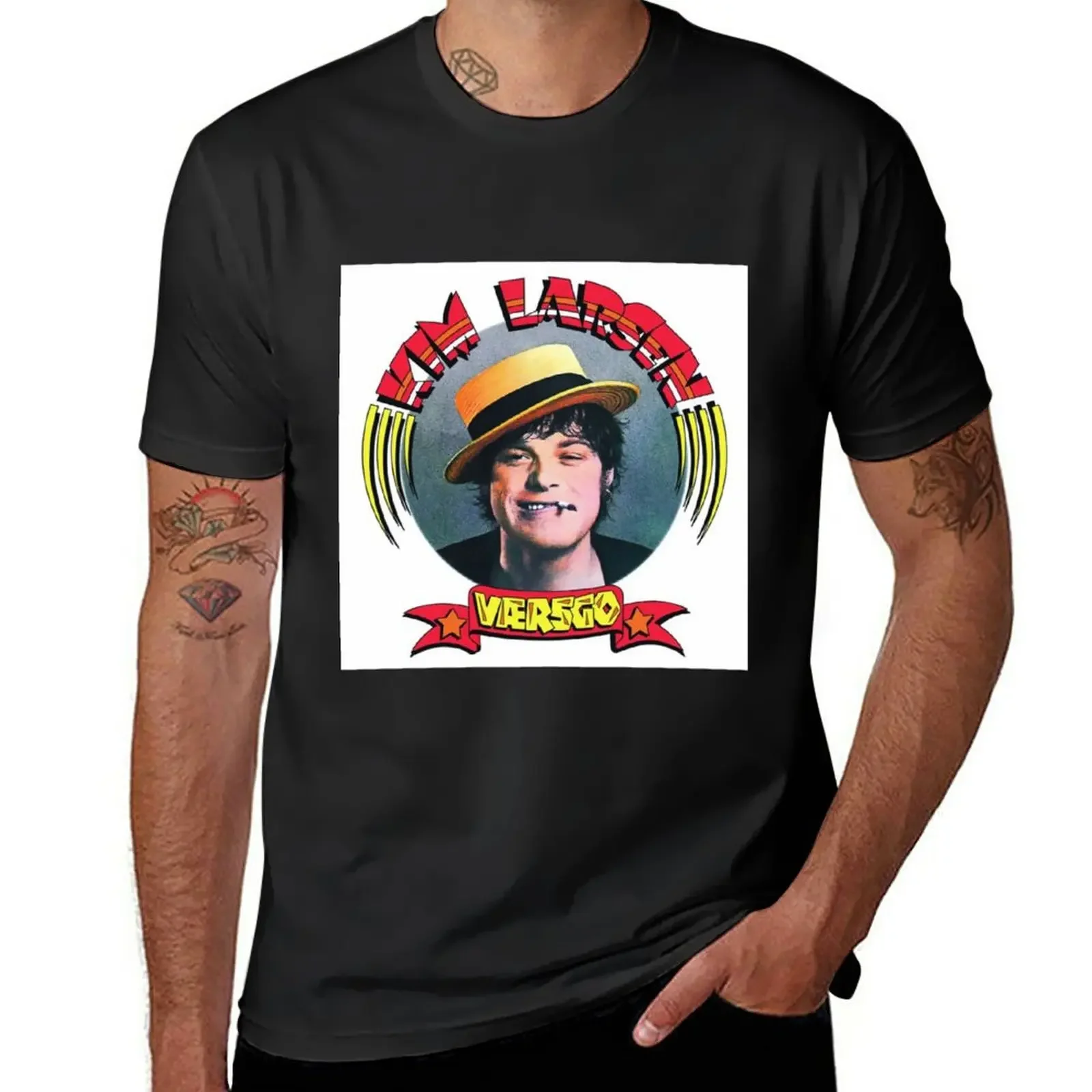 

New Kim Larsen Vrsgo T-Shirt funny t shirts cute tops new edition t shirt mens funny t shirts 2024 heavyweight new arrival hot