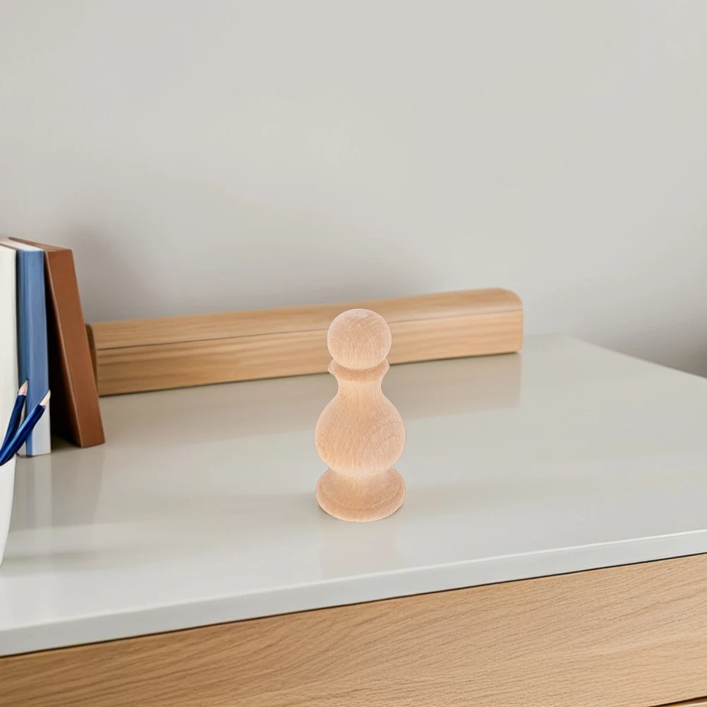 ปลายเสาไม้แบบโรมัน ดีไซน์ทรงกลม ทำจากไม้เนื้อแข็ง สำหรับตกแต่งเฟอร์นิเจอร์ เสาเตียง และปลายราวม่าน