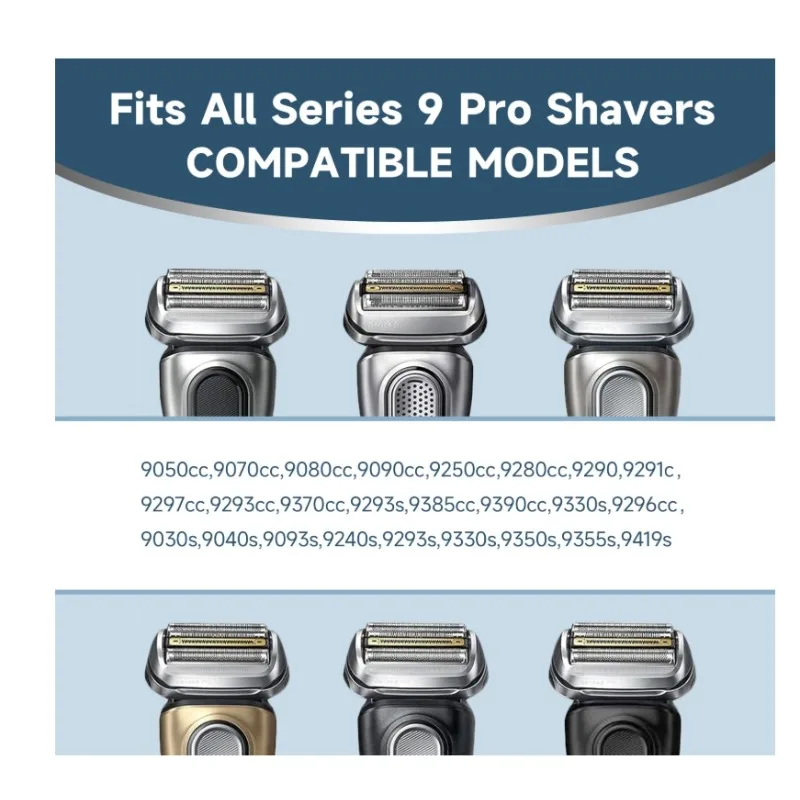 New Electric Series 9 Pro 94M Replacement Head Shaving for Braun 94M Razor 9030S 9040S 9050CC 9070CC 9040s 9080cc 9093s 9095cc
