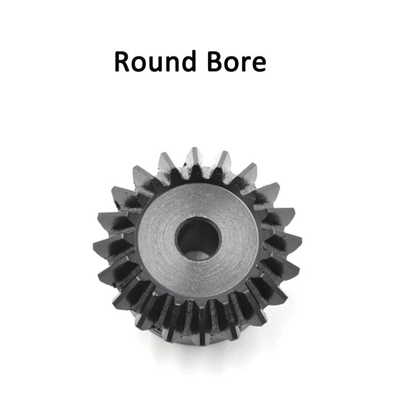 1pc Bevel Gear 1M 15 20 25 30 Teeth 90 Degrees Meshing Angle Steel Gears 1:1 Speed Ratio 1 Module 15T 20T 25T 30T Bore 5-12mm