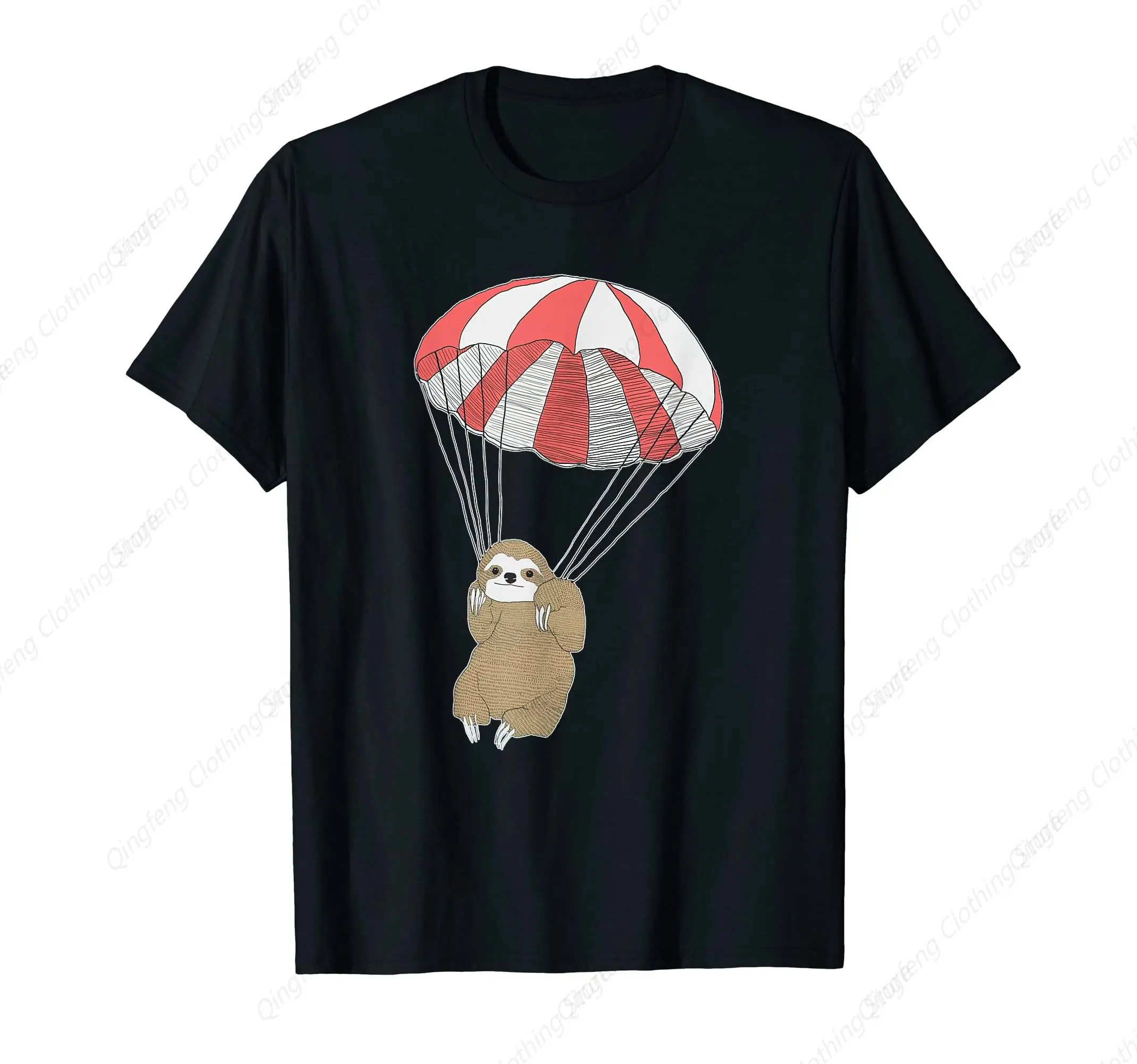 Parachuting Sloth Skydive T-Shirt