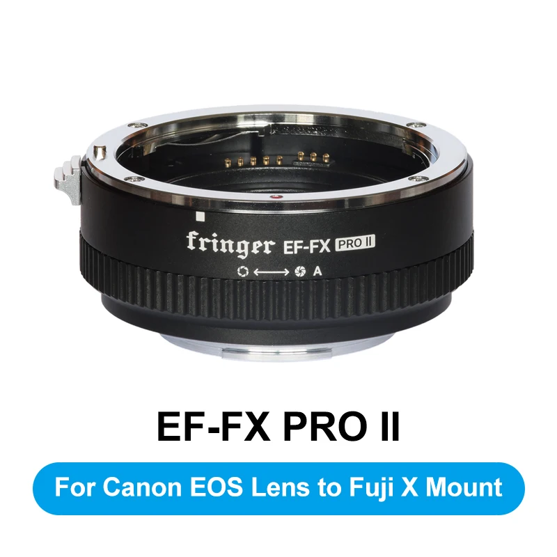 Fringer EF-FX2 Pro II Auto Focus Mount Lens Adapter Built-in Electronic Aperture for Canon EOS Sigma Lens To Fujifilm FX