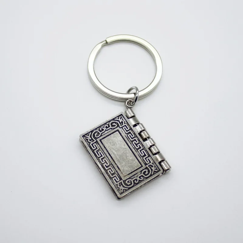 quran keychain Mini Pendant Keychains Key Rings Koran Ark Quran Book Real Paper Can Read Small