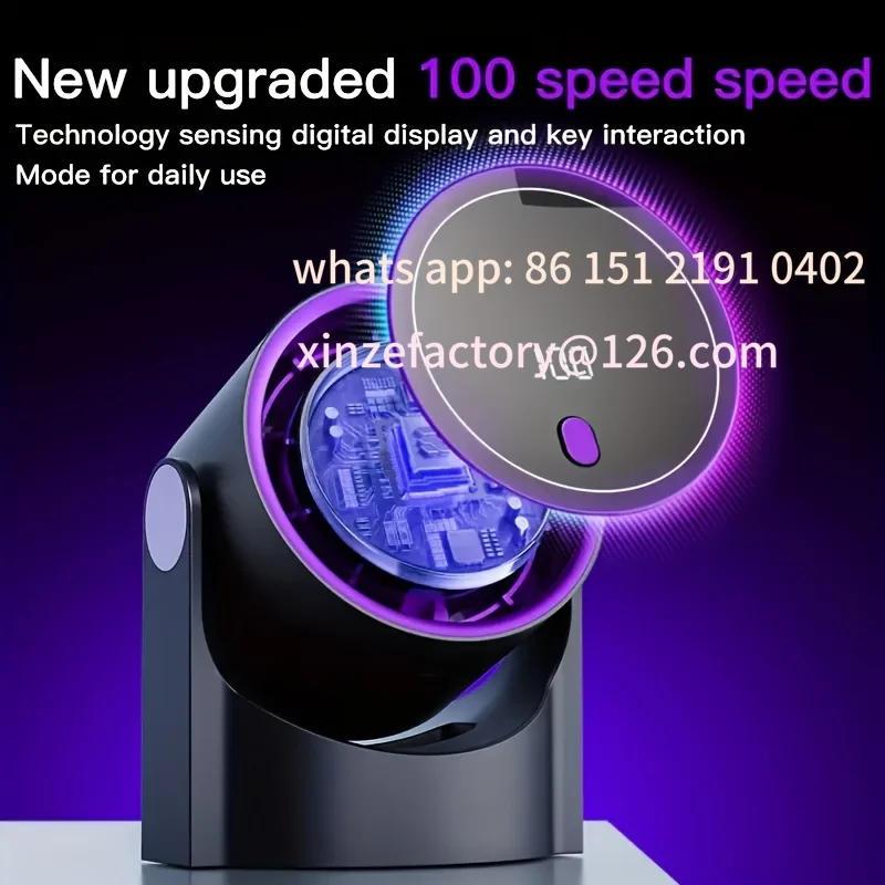 Customizable Smart Electric Fan Usb Multifunction Bladeless Fan Desktop Silent Wall Mounted Ventilator Fans