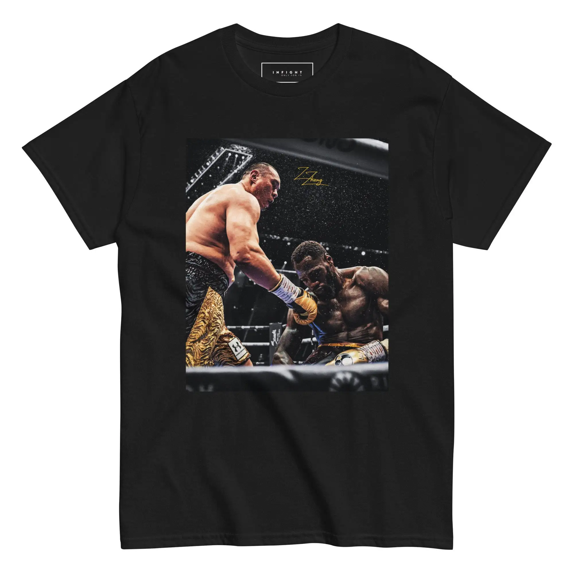 

Zhilei Zhang Limited Edition T Shirt Tko Deontay Wilder Boxing