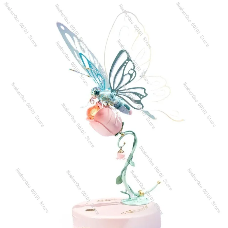 Mechanical bionic butterfly gift,lifelike flapping design for birthdays,children and friends,creative tabletop ornament