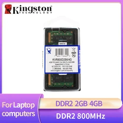 Kingston DDR2 Laptop DDR2 Ram 2GB 4GB 800MHz SODIMM PC2-6400 200Pin 1.8V for Notebook Memory Model
