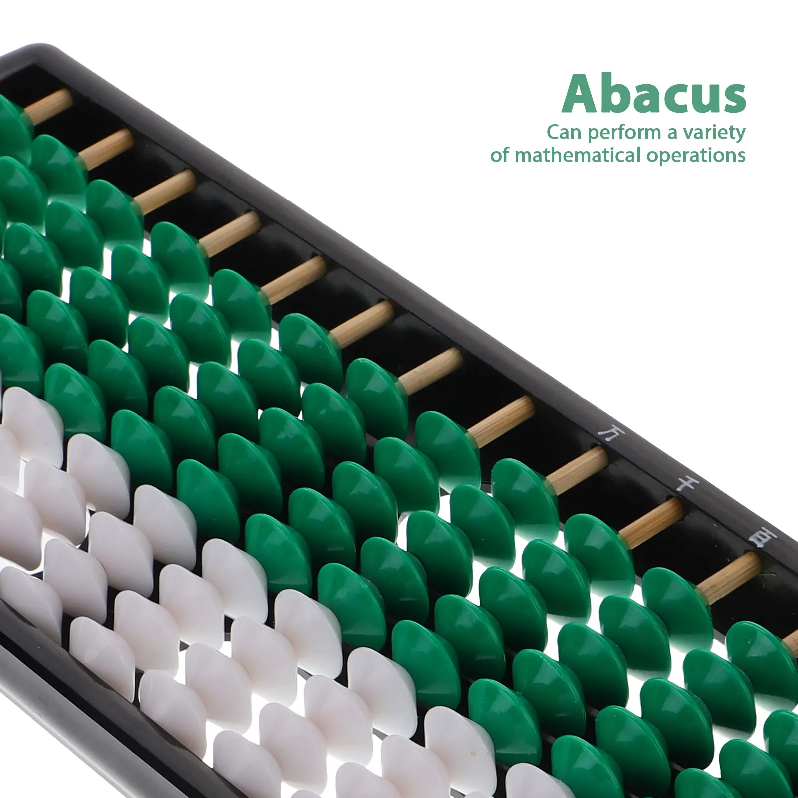 

Chinese Abacus Stable Structure Traditional Vintage Style Learning Tool for Mental Arithmetic Students Accounting Educational
