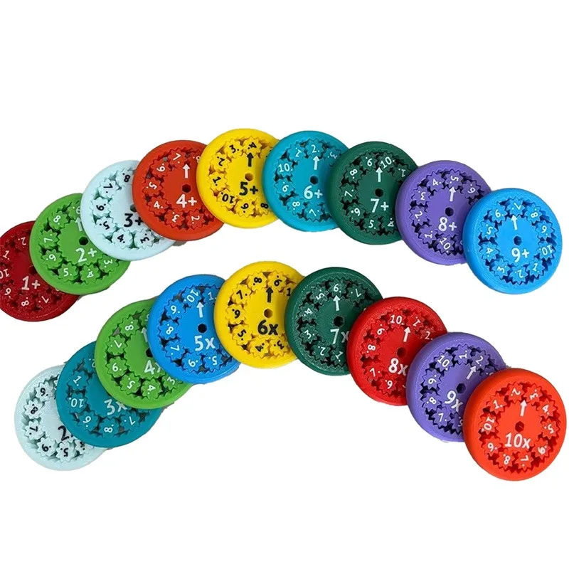 Math Fidget Spinners Educational Spinning Toys Learning Arithmetic Arithmetic Tools Addition Subtraction Multiplication Division