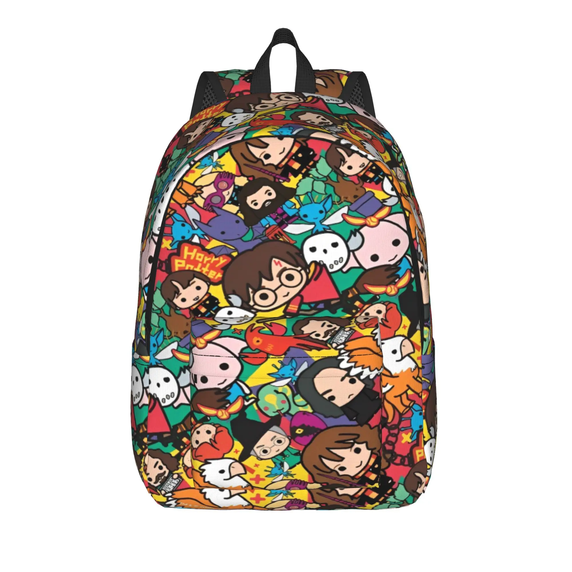 

H-HP-P Harrys potters magic Teenage Backpack with Pocket High School Hiking Travel Daypack for Men Women College Canvas Bags