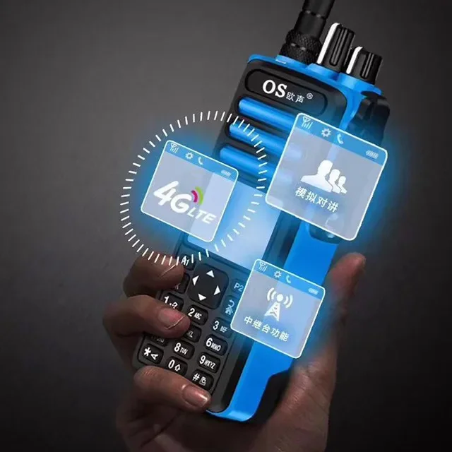 Unlimited Range OS-8668 Walkiy Talkie Radio LTE Group Call 4G Walkie Talkie With SIM Card - view 5
