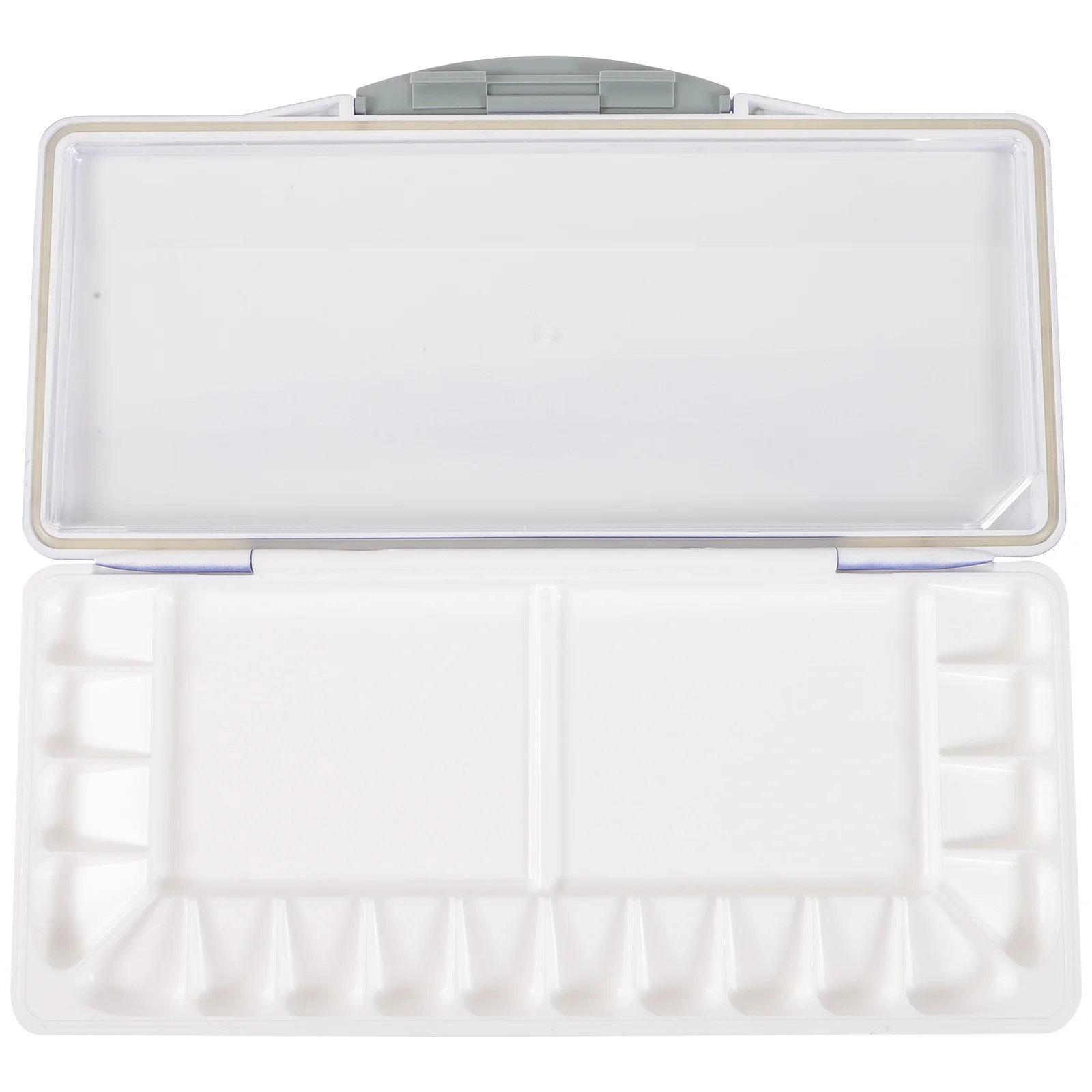 

Reusable Pigment Tray Watercolor Trays Empty Case Box for Artist Student Paint Holder Plastic