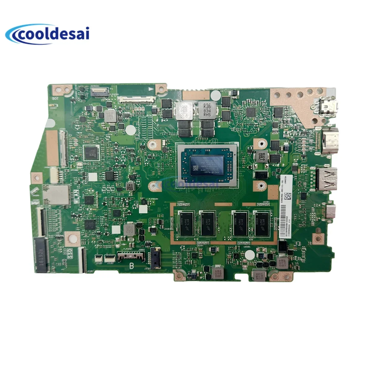Placa base para portátil Asus UX462DA Q406DA con CPU AMD Ryzen 5 3500U, 8GB de RAM, modelo 60NB0MK0-MB1110-100