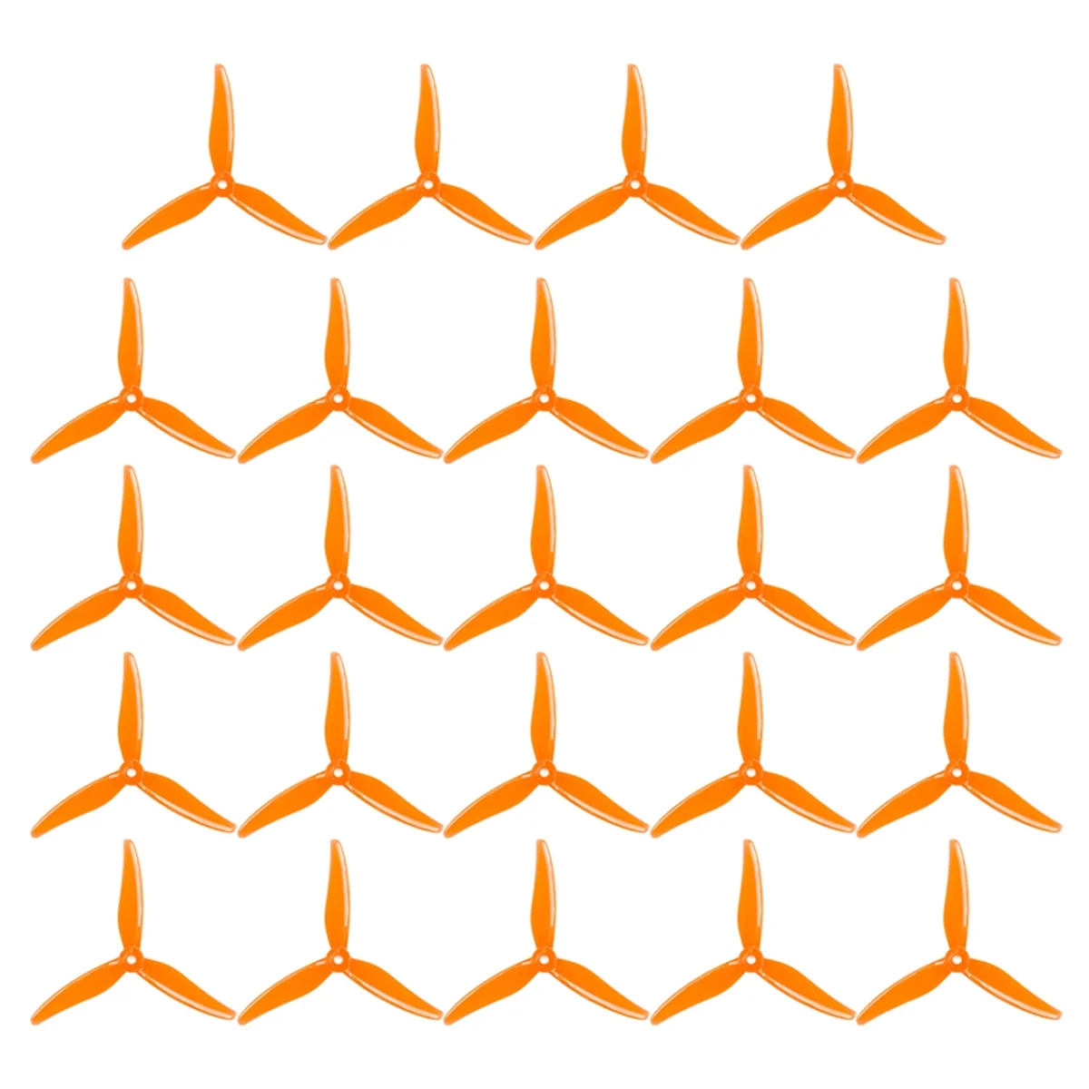 

24 шт. 51466 V2 FPV пропеллер 5 дюймов 3 Лопасти Пропеллер для Дронов Пропеллер для FPV радиоуправляемого гоночного дрона оранжевый