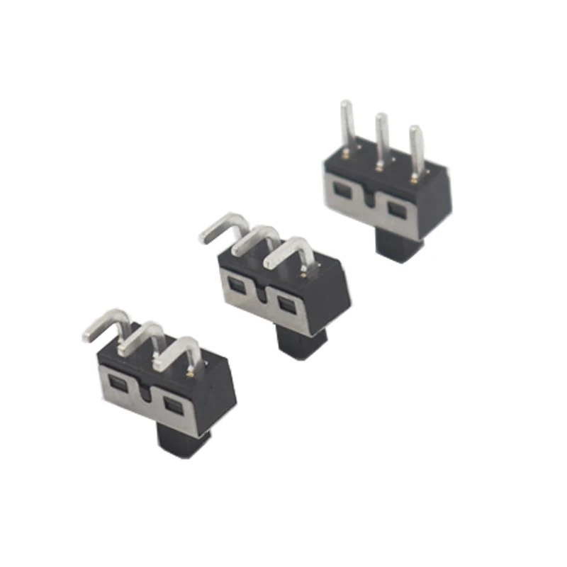 【10-5PCS】SS12D10 SS12D06 Toggle Switch Straight / Right Angle 3 Pin 1P2T Handle High Slide Toggle Switches
