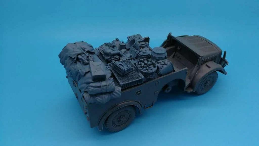 1:35 Ratio Die-casting Resin Off-road Vehicle Resin Modification