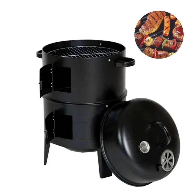 

Bbq Oven Smoke Fumigation Furnace Commercial Household Barbecue Grill