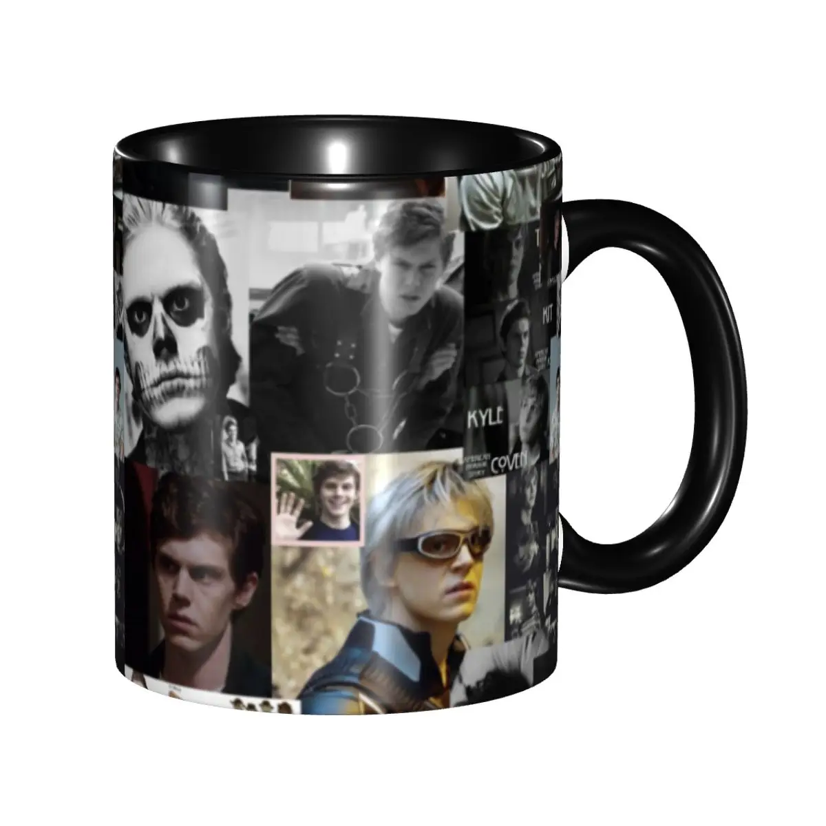 

Evan Peters Coffee Mugs DIY Personalized Actor Star Movie Ceramic Mug Creative Gift
