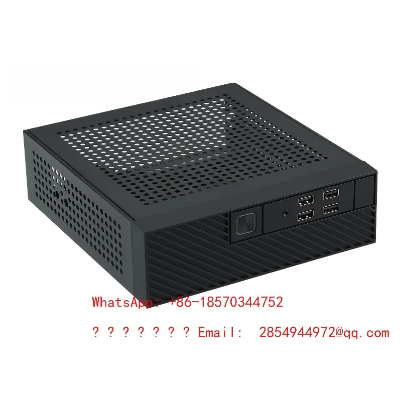 New M10 Mini Computer Case ITX Main Board 6cm Thickness USB3.0HTPC Case 4 USB