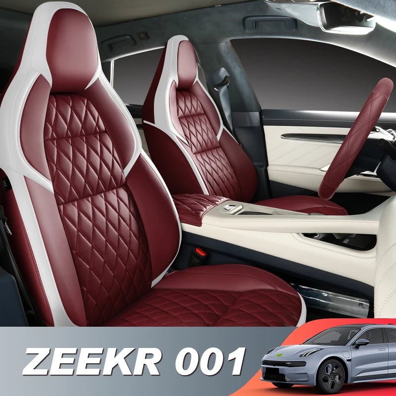 

Motoptes Car Seat Cover Leather Specific Customize for Zeekr 001 Full Covered with Front and Rear Full Set