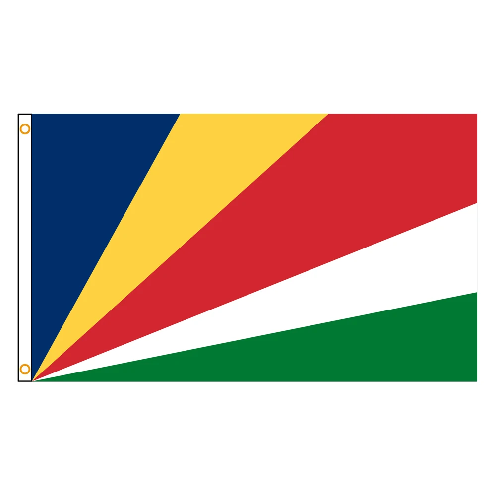 60×90 90x150 120×180CM Seychelles Seychelle Emblem Flag Polyester Printed Banner Tapestry For Decor