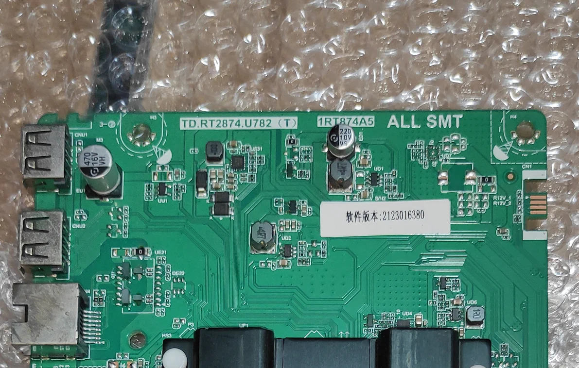 Free shipping! TD.RT2874.U782(T)   1RT874A5     LED TV motherboard tested well