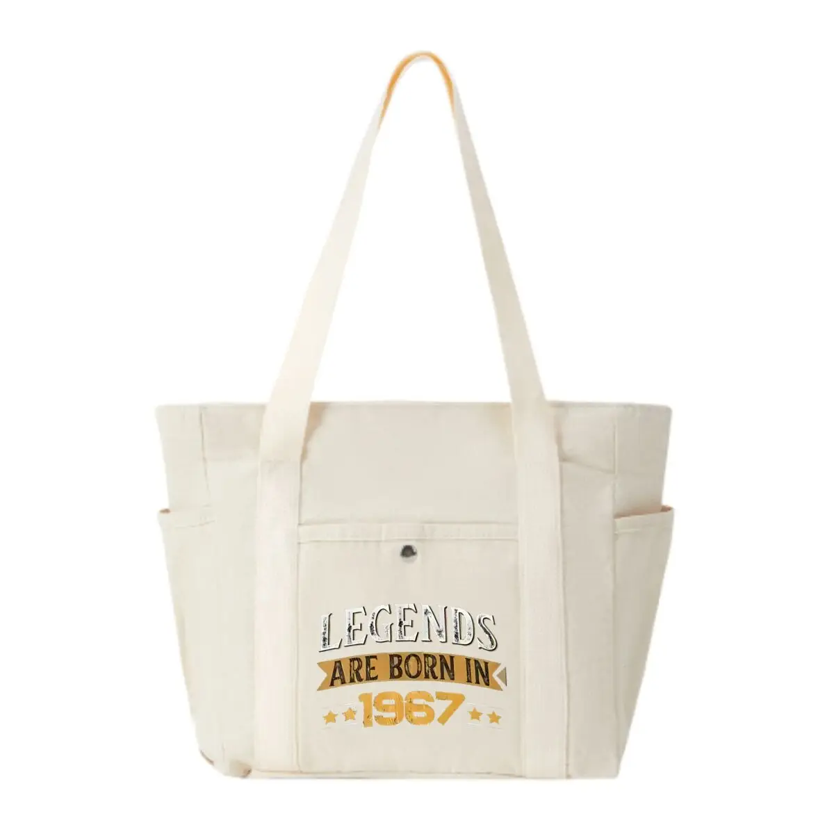 

Legends Born in 1967 Casual Multi-Pocket Tote – Perfect for Work Commutes