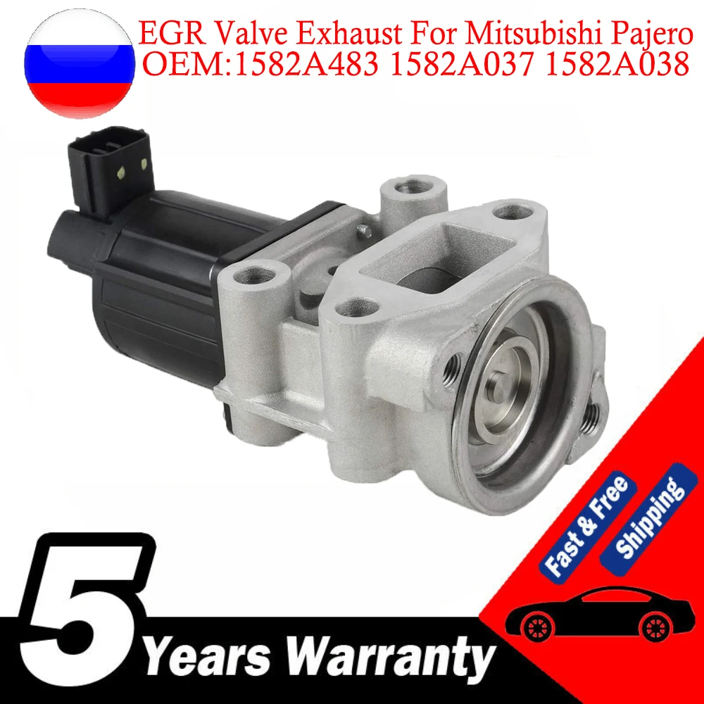 

EGR Valve Exhaust Gas Recirculation For Mitsubishi L200/Triton Pajero/Shogun MK IV 2.5 3.2 1582A038, 1582A483, 1582A037