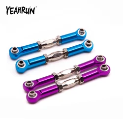 YEAHRUN Alloy Adjustable Servo Linkage Pulling Steering Rods Arms For 1/10 RC Model Car Upgrade Parts