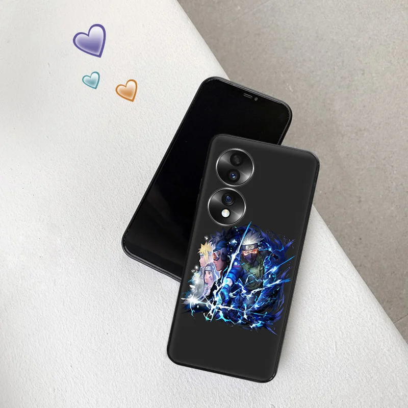 Phone Case For Honor X9b X6 a X7 X8 b 4G 70 90 Magic5 Anime N-Narutos Kakashis Huawei P20 P30 P40 P-SmartZ Soft Protective Cover