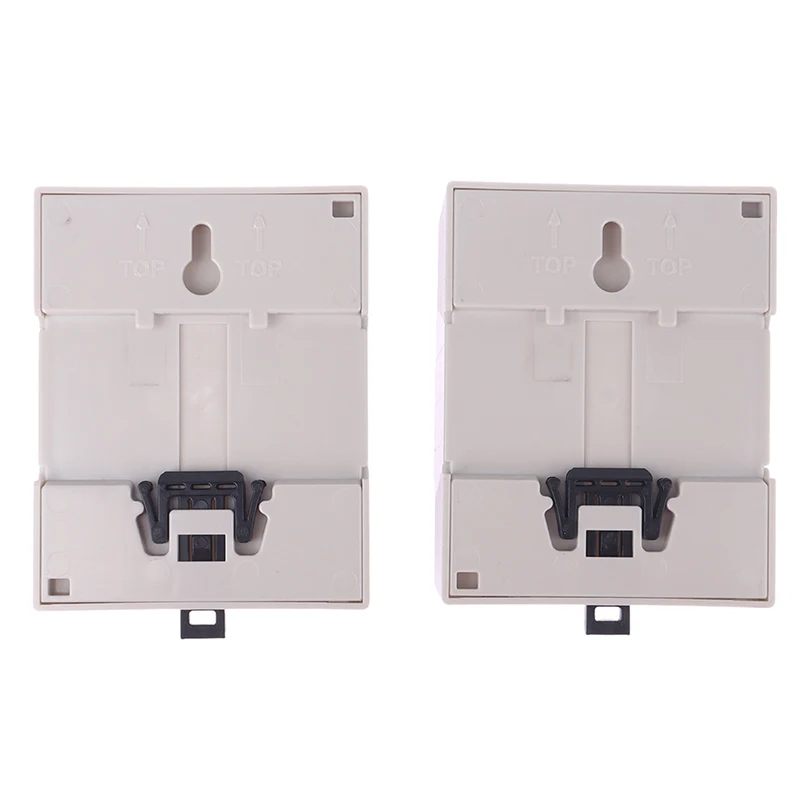 1 Buah untuk Raspberry Pi 4 Model B ABS Casing DIN Rail Mount Large Inner Space Shell Protection Enclosure untuk RPI 4B Pi4 atau Pi 3B + 3B