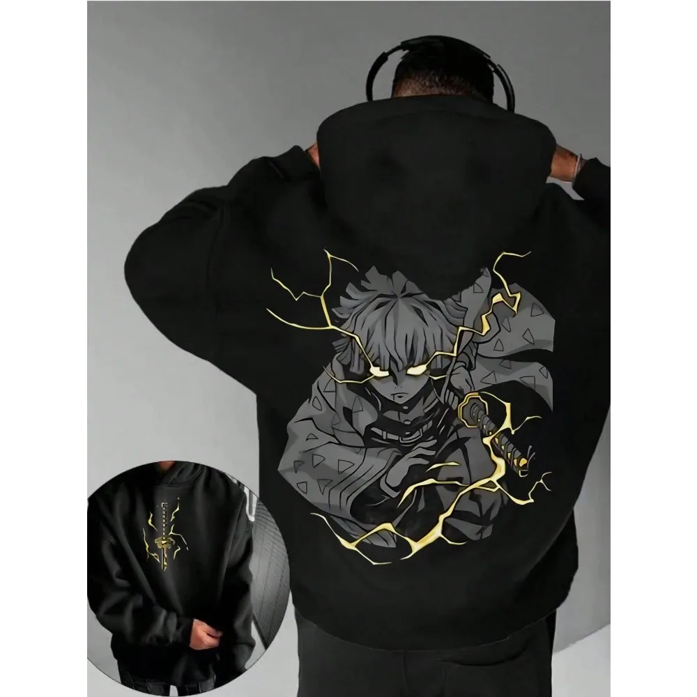 Trendige Y2K Anime-Fans Mode-Wahl: Unisex Kapuzenpullover, Geeignet für Männer und Frauen, Lässige Sportbekleidung