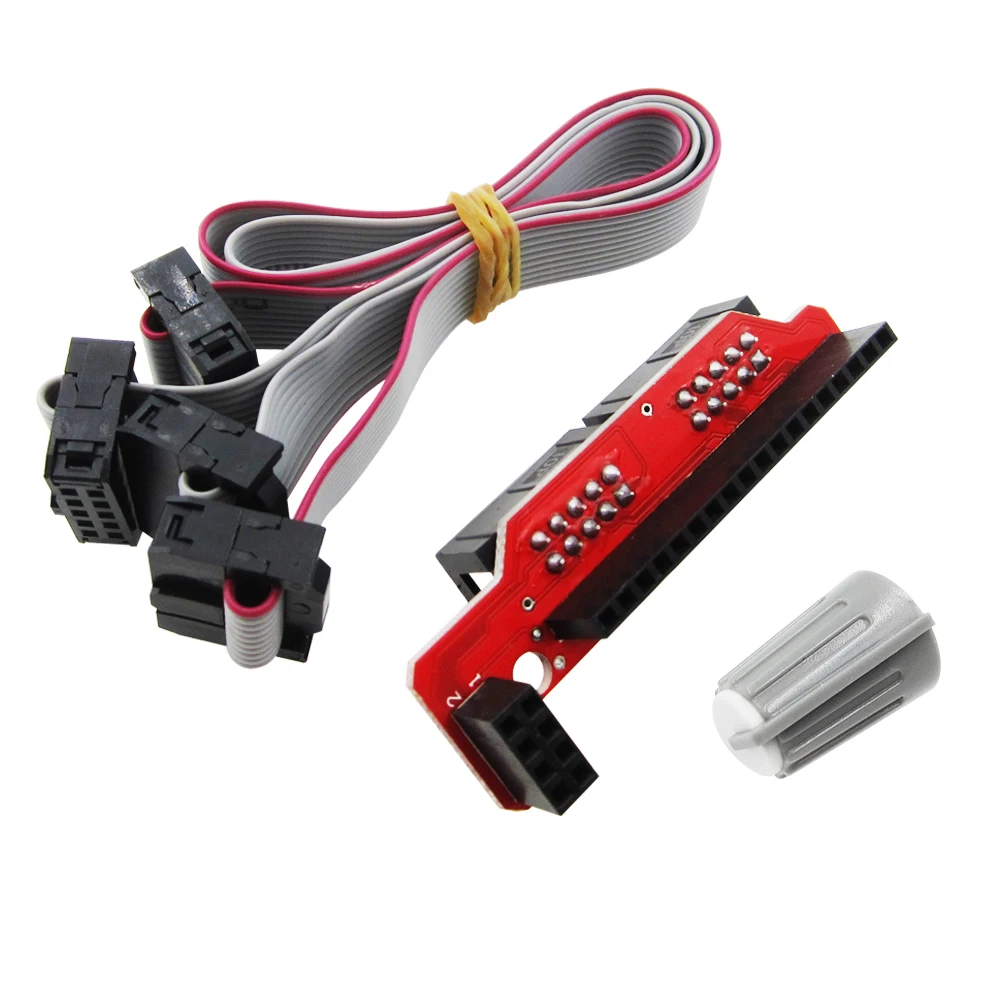 تعزيز مجموعة طابعة ثلاثية الأبعاد Reprap الذكية ثلاثية الأبعاد أجزاء الطابعة تحكم عرض Reprap سلالم 1.4 2004 LCD LCD 2004 التحكم