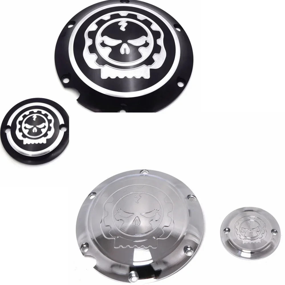 Gear Skull Engine Derby Timer Cover For Harley Davidson Sportster XL 883 1200 Iron Motorcycle Parts BK