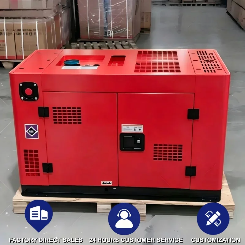 10KW 12KW 15KW 18KW Silent Diesel Generators electricity generator Three Phase power generator CE Certified Factory Use