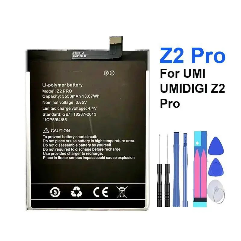 

Replaceable 3550Mah For Umidigi Umi Z2 Pro Mobile Phone Battery