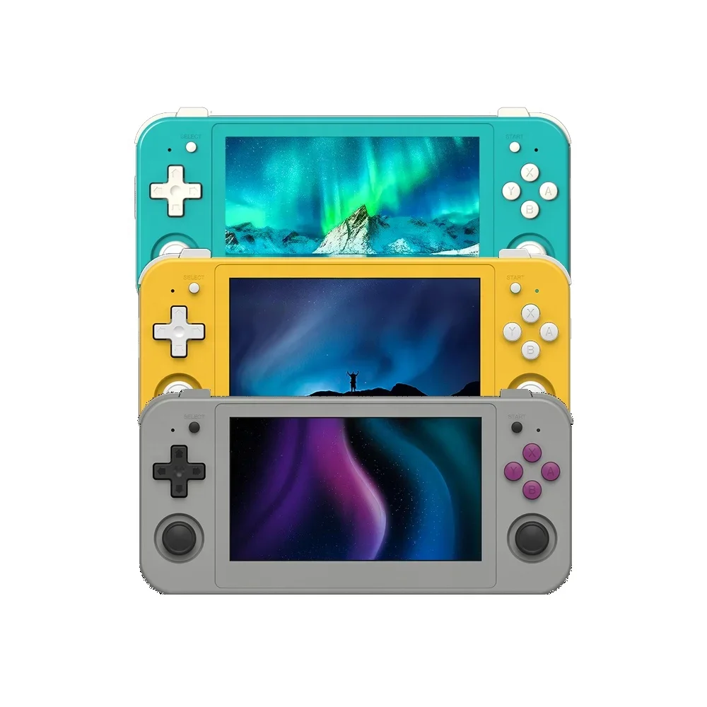 

RG505 Android12.0 System 4.95 inch OLED IPS touch screen Unisoc tiger T618 CPU with Hall joystick 6 axis gyro sensor