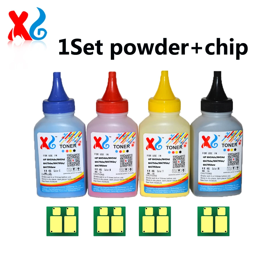 1Set 415X 414X W2030X W2032X Toner Chip Powder For HP Color LaserJet Pro M454dn M454dw M454nw MFP M479dw M479fdn M455dn