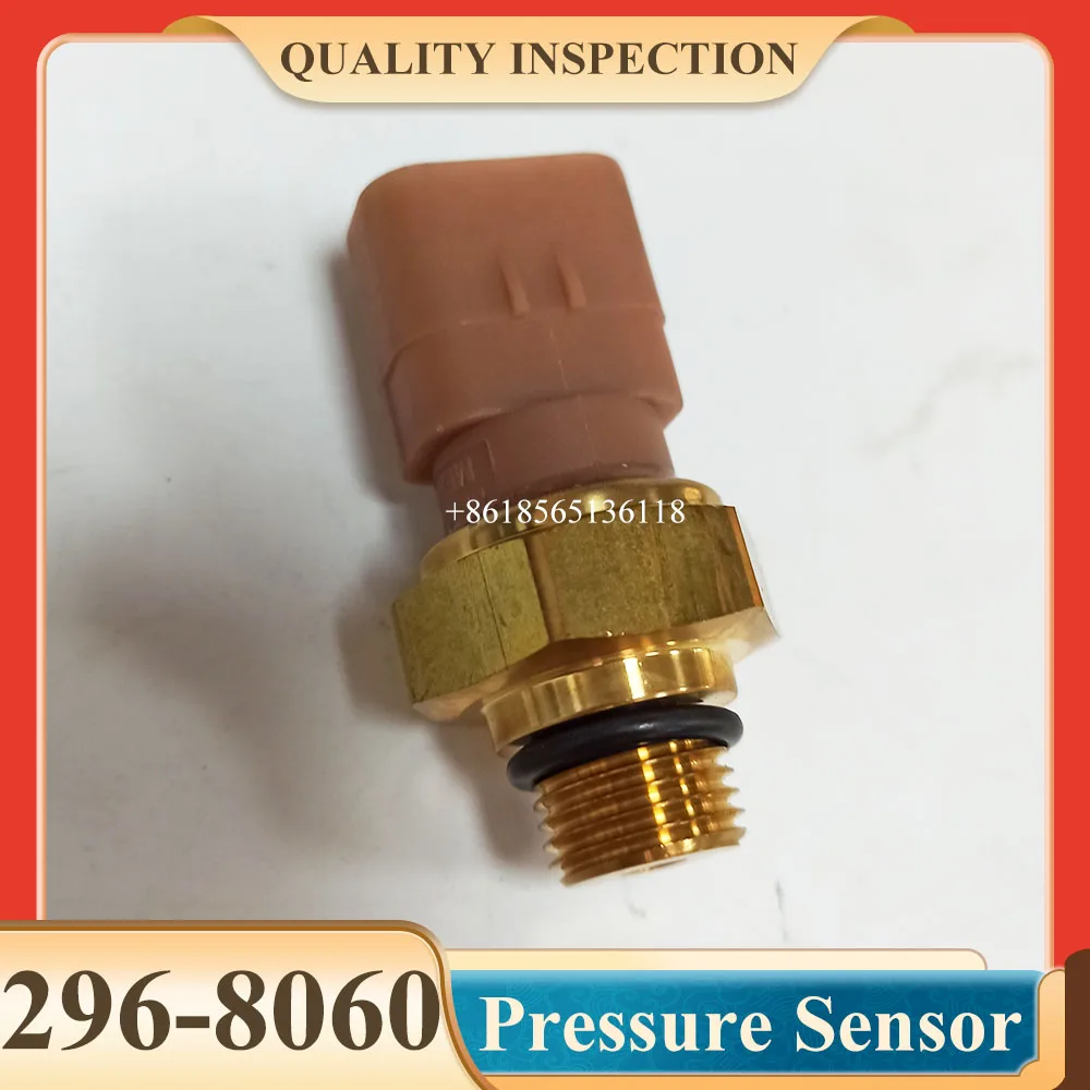 296-8060 2968060 Sensor tekanan minyak untuk 20K 12K 12M 140K 140M 160K 160M Grader C7 C9 C9.3 mesin